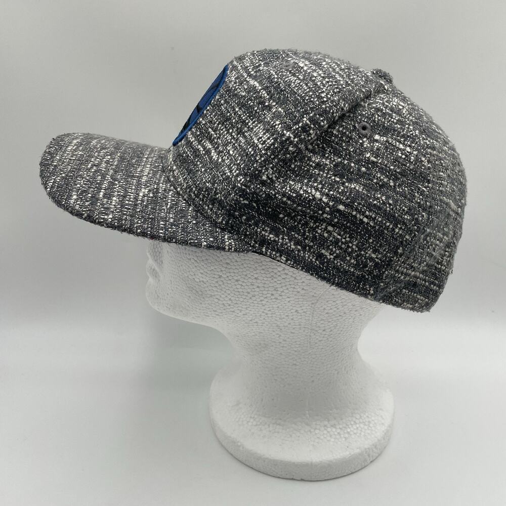 Rare Golden State Warriors Snapback Hat Cap Mitchell Ness Gray Textured - Picture 2 of 11
